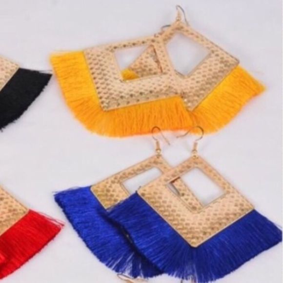 BOHO Tassel Earrings - Picture 6 of 7